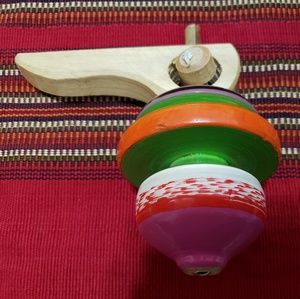 Handmade Guatemalan Wooden Spinning Top